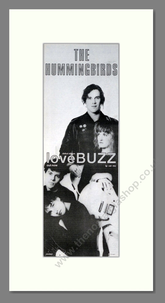 Hummingbirds (The) - LoveBUZZ. Vintage Advert 1990 (ref AD201471)