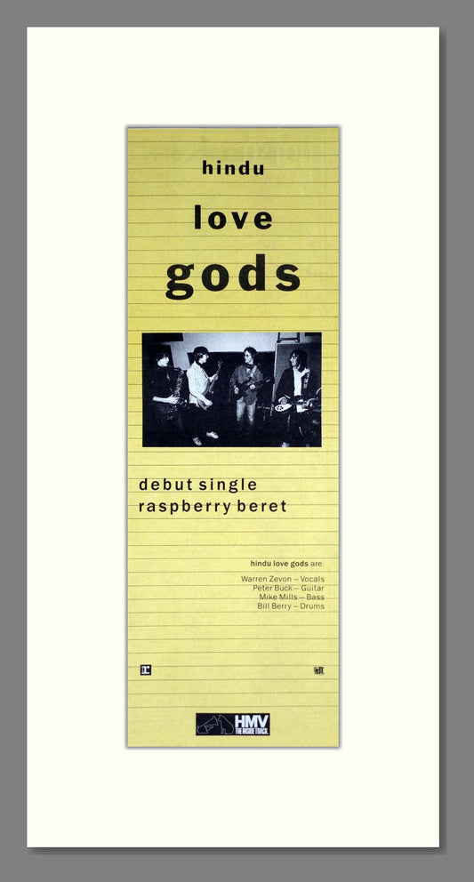 Hindu Love Gods - Raspberry Beret. Vintage Advert 1990 (ref AD201486)