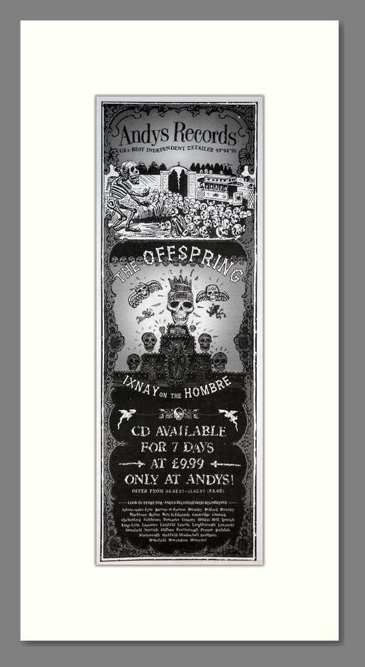 Offspring (The) - Ixnay On The Hombre. Vintage Advert 1997 (ref AD201507)
