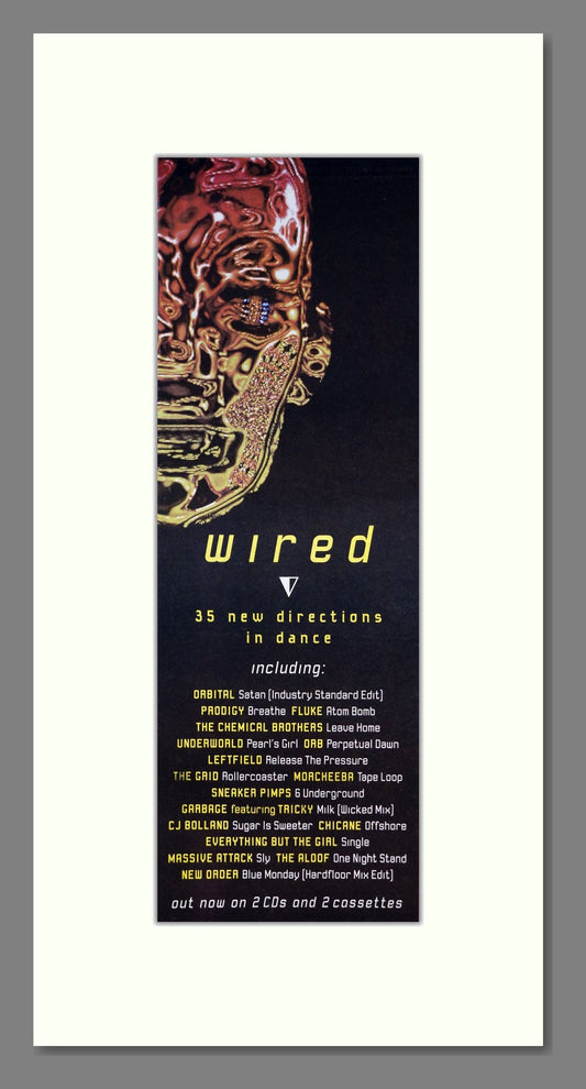 Various Artists - Wired (Dance). Vintage Advert 1997 (ref AD201508)