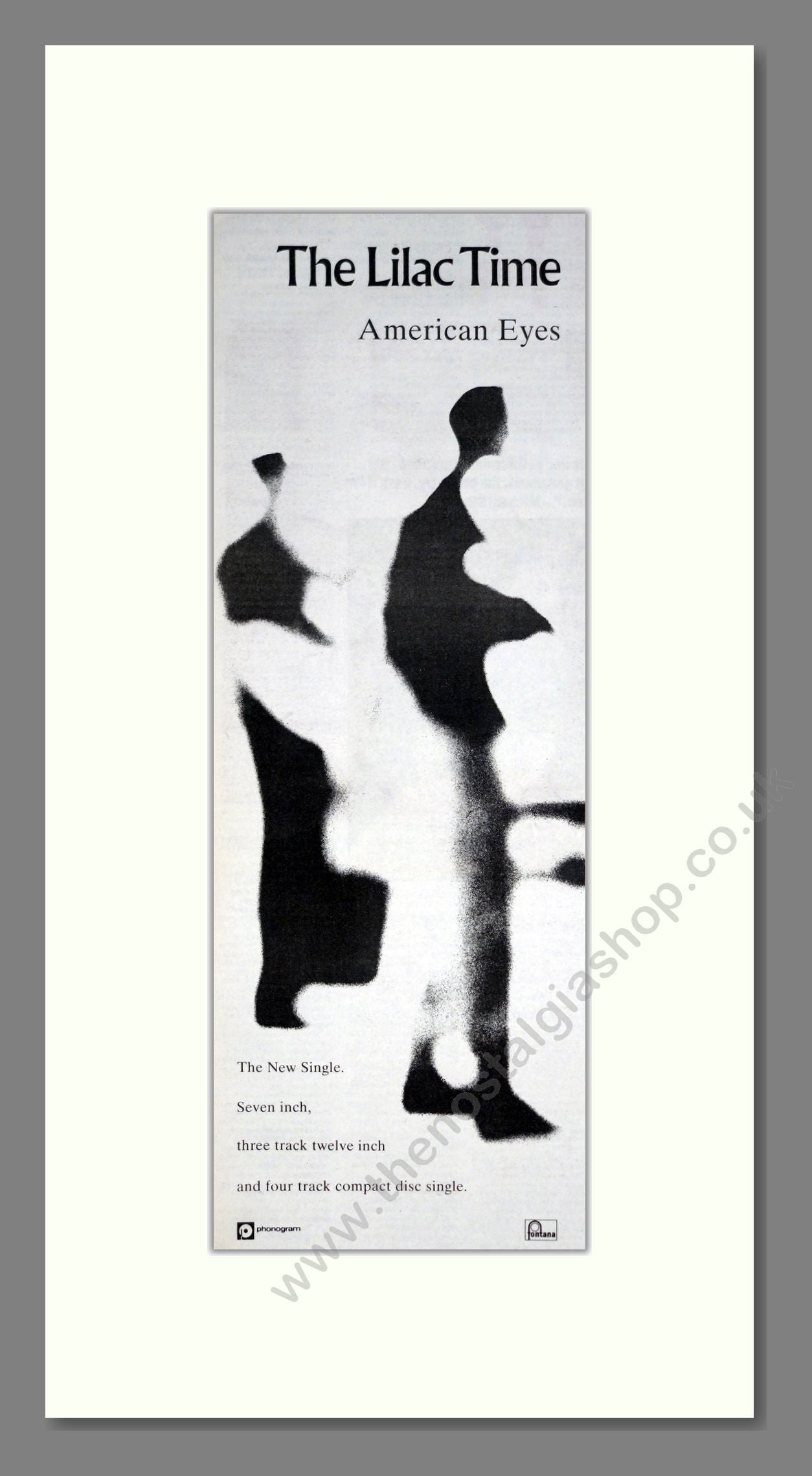 Lilac Time (The) - American Eyes. Vintage Advert 1989 (ref AD201519)