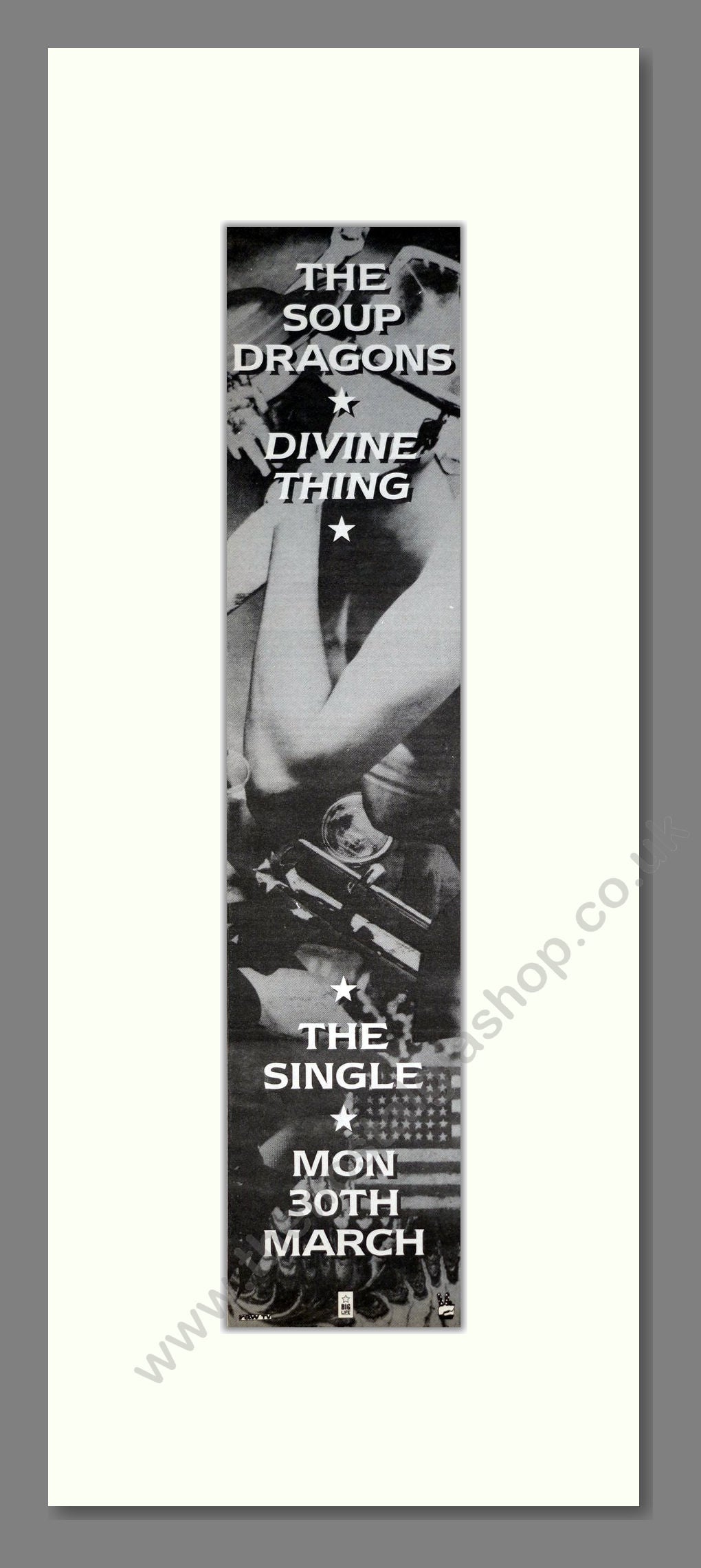 Soup Dragons (The) - Divine Thing. Vintage Advert 1992 (ref AD201521)