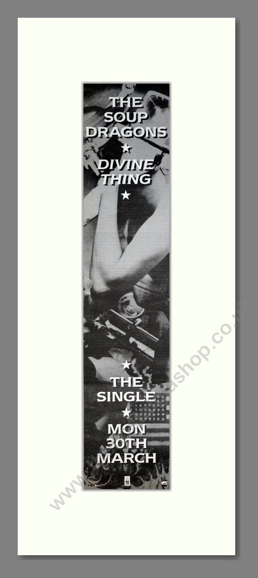 Soup Dragons (The) - Divine Thing. Vintage Advert 1992 (ref AD201521)