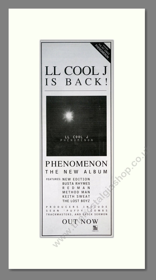 LL Cool J - Phenomenon. Vintage Advert 1997 (ref AD201535)