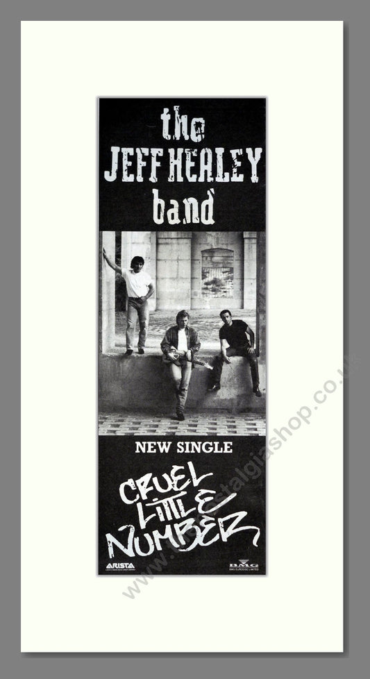 Jeff Healey Band (The) - Cruel Little Number. Vintage Advert 1992 (ref AD201537)