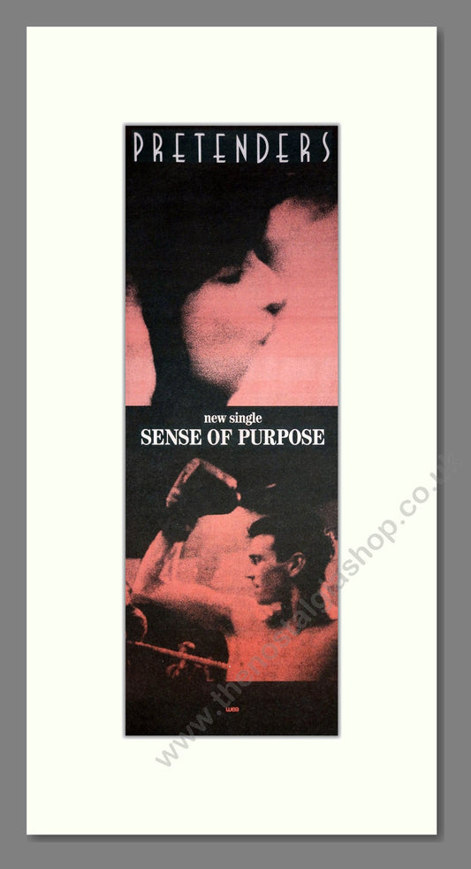 Pretenders - Sense Of Purpose. Vintage Advert 1990 (ref AD201544)