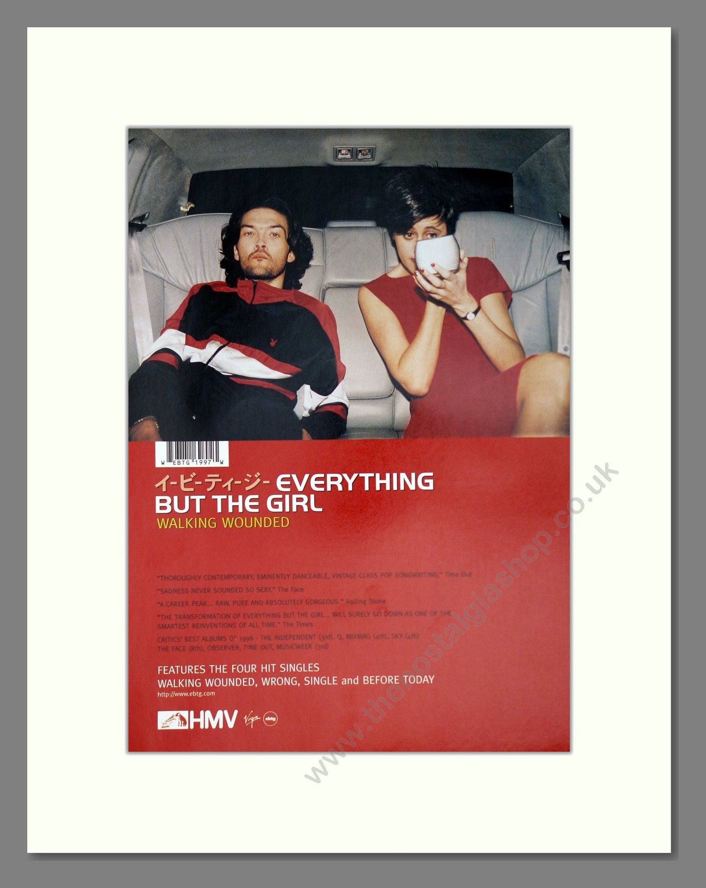 Everything But The Girl - Walking Wounded. Vintage Advert 1997 (ref AD63696)