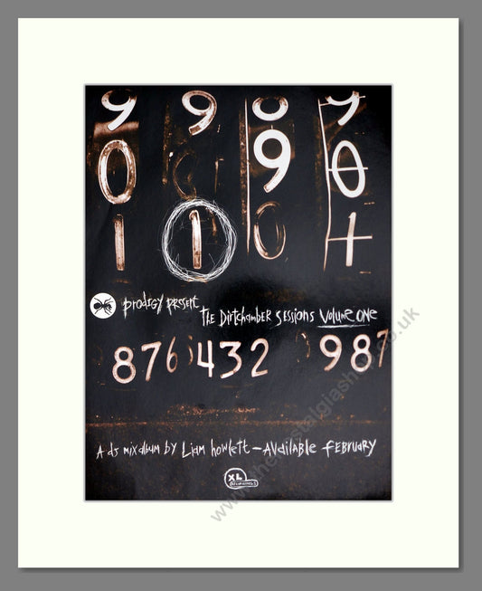 Prodigy - The Dirtchamber Sessions Vol 1. Vintage Advert 1999 (ref AD63704)