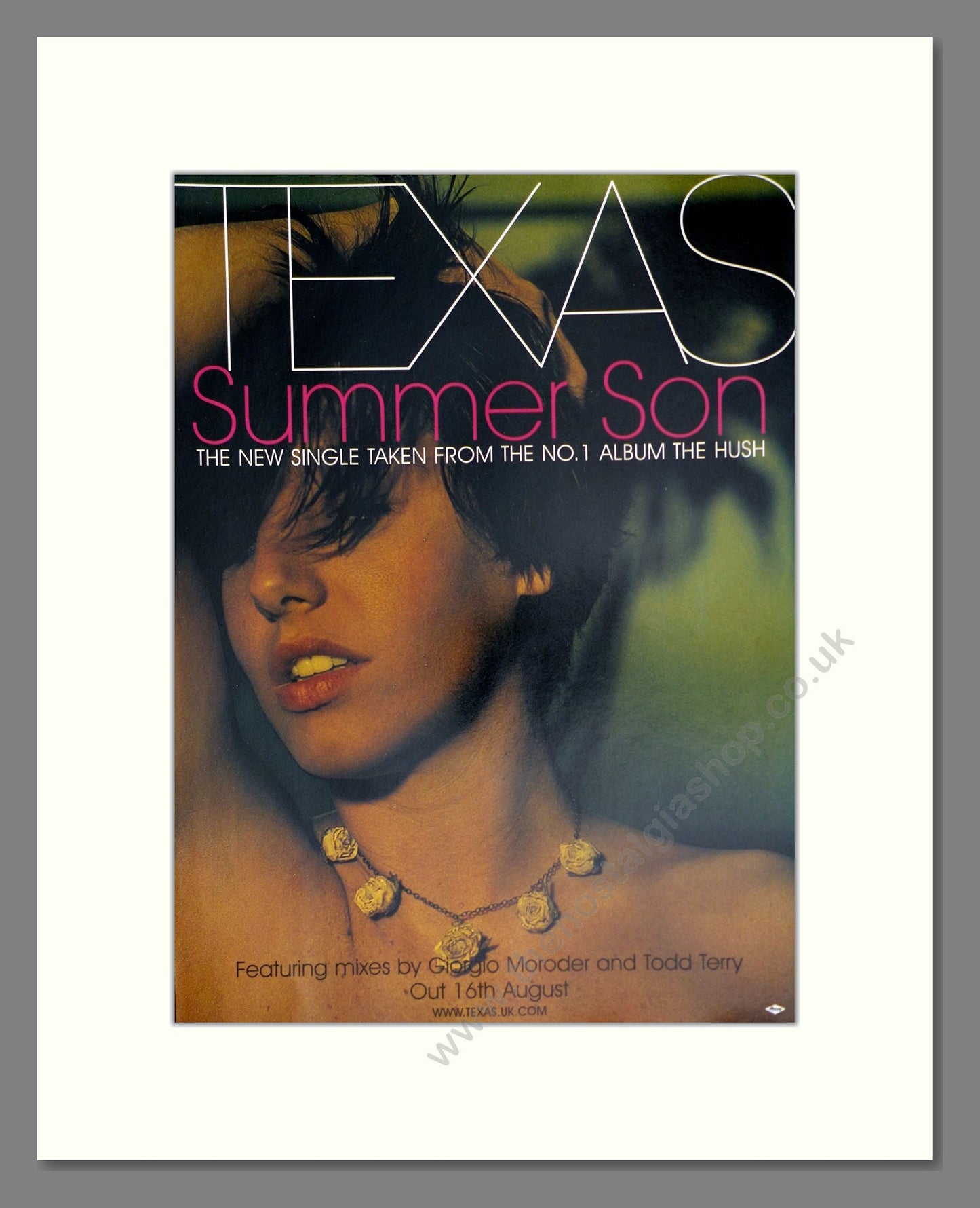 Texas - Summer Son. Vintage Advert 2000 (ref AD63705)