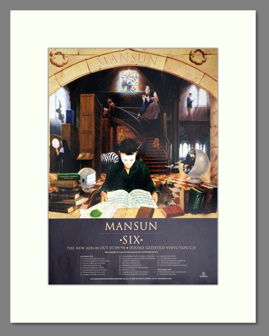 Mansun - Six. Vintage Advert 1998 (ref AD63707)