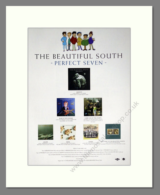 Beautiful South (The) - Perfect Seven. Vintage Advert 1999 (ref AD63719)