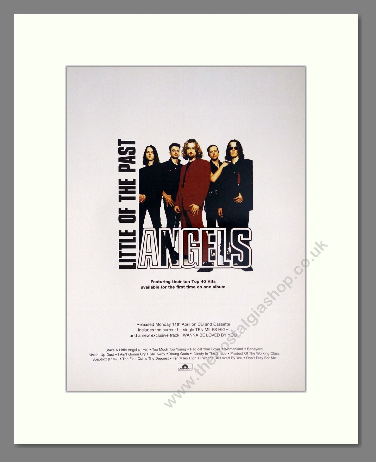 Angels - Little Of The Past. Vintage Advert 1994 (ref AD63729)