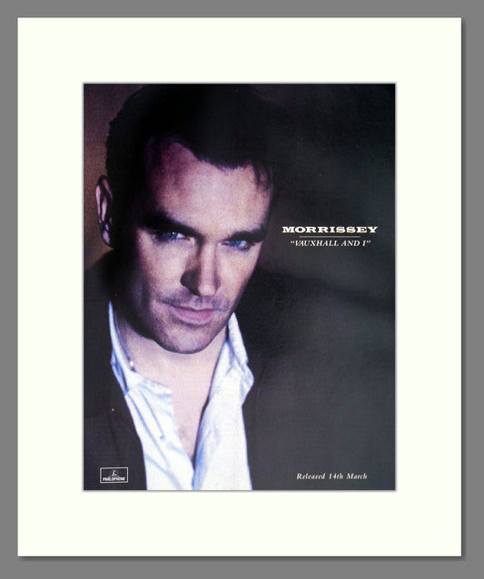 Morrissey - Vauxhall And I. Vintage Advert 1994 (ref AD63737)
