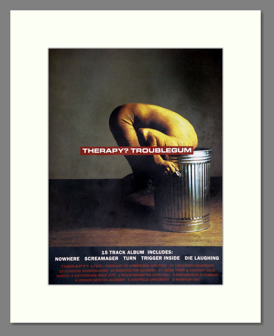 Therapy - Troublegum. Vintage Advert 1994 (ref AD63740)