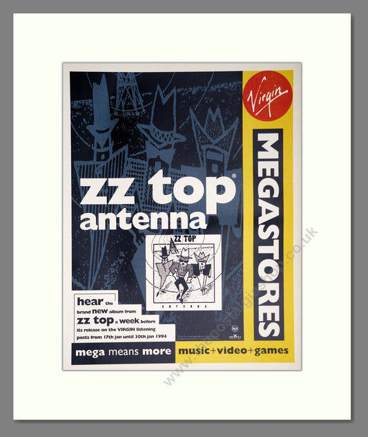 ZZ Top - Antenna. Vintage Advert 1994 (ref AD63744)