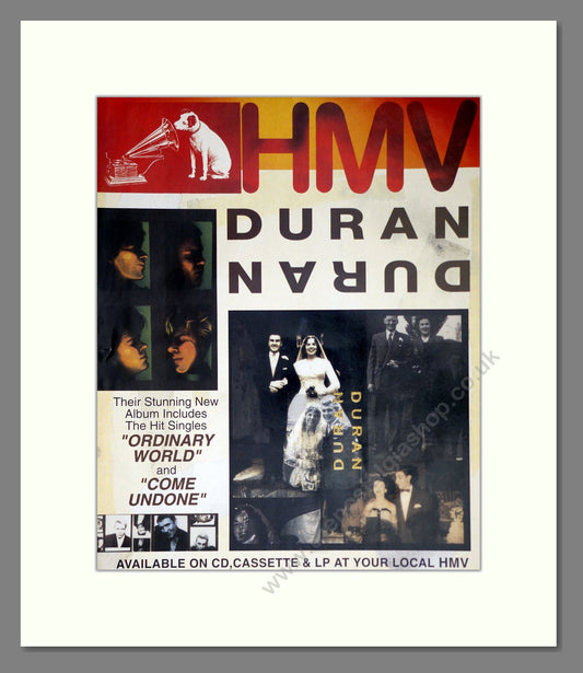 Duran Duran - Self Titled Album. Vintage Advert 1993 (ref AD63759)