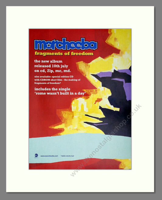 Morcheeba - Fragments Of Freedom. Vintage Advert 2000 (ref AD63762)