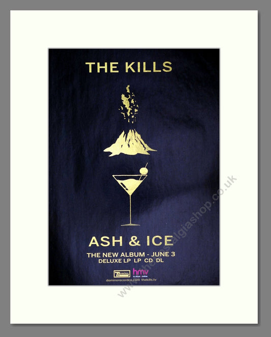 Kills (The) - Ash And Ice. Vintage Advert 2016 (ref AD63766)