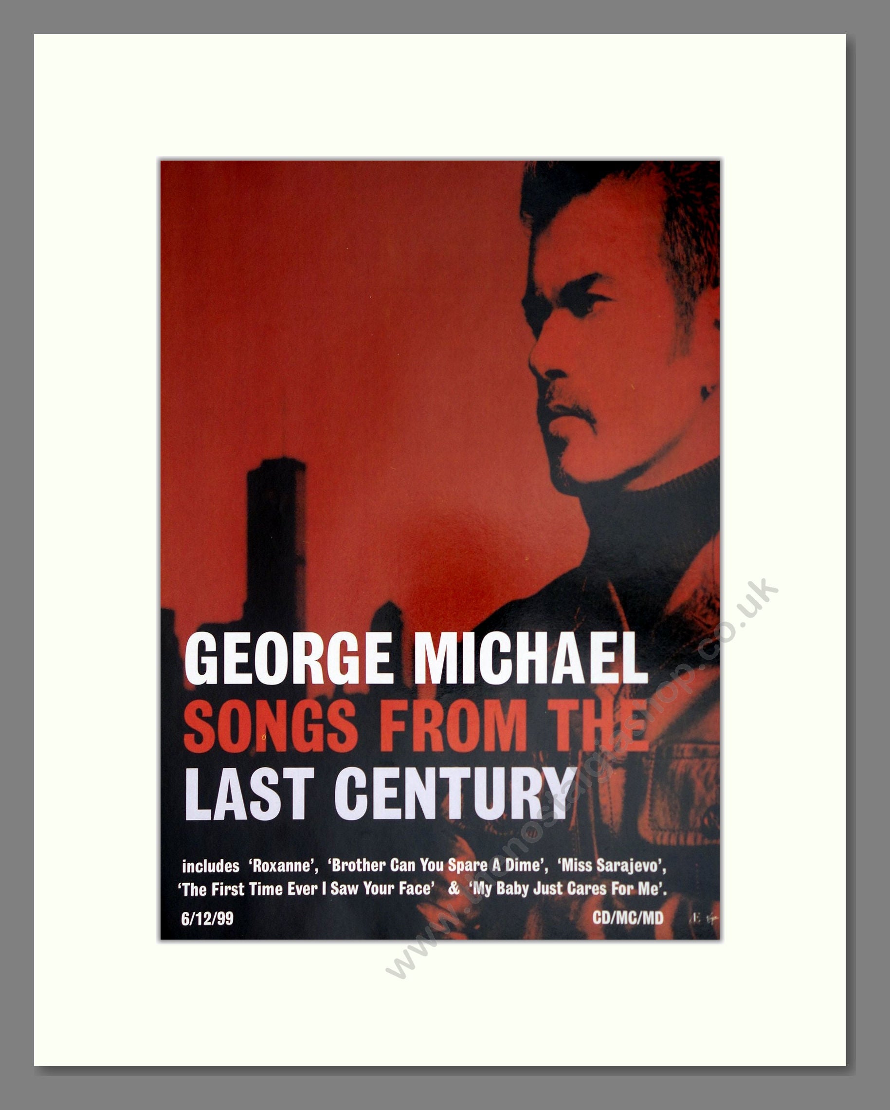 George Michael - Songs From The Last Century. Vintage Advert 2000 (ref AD63767)