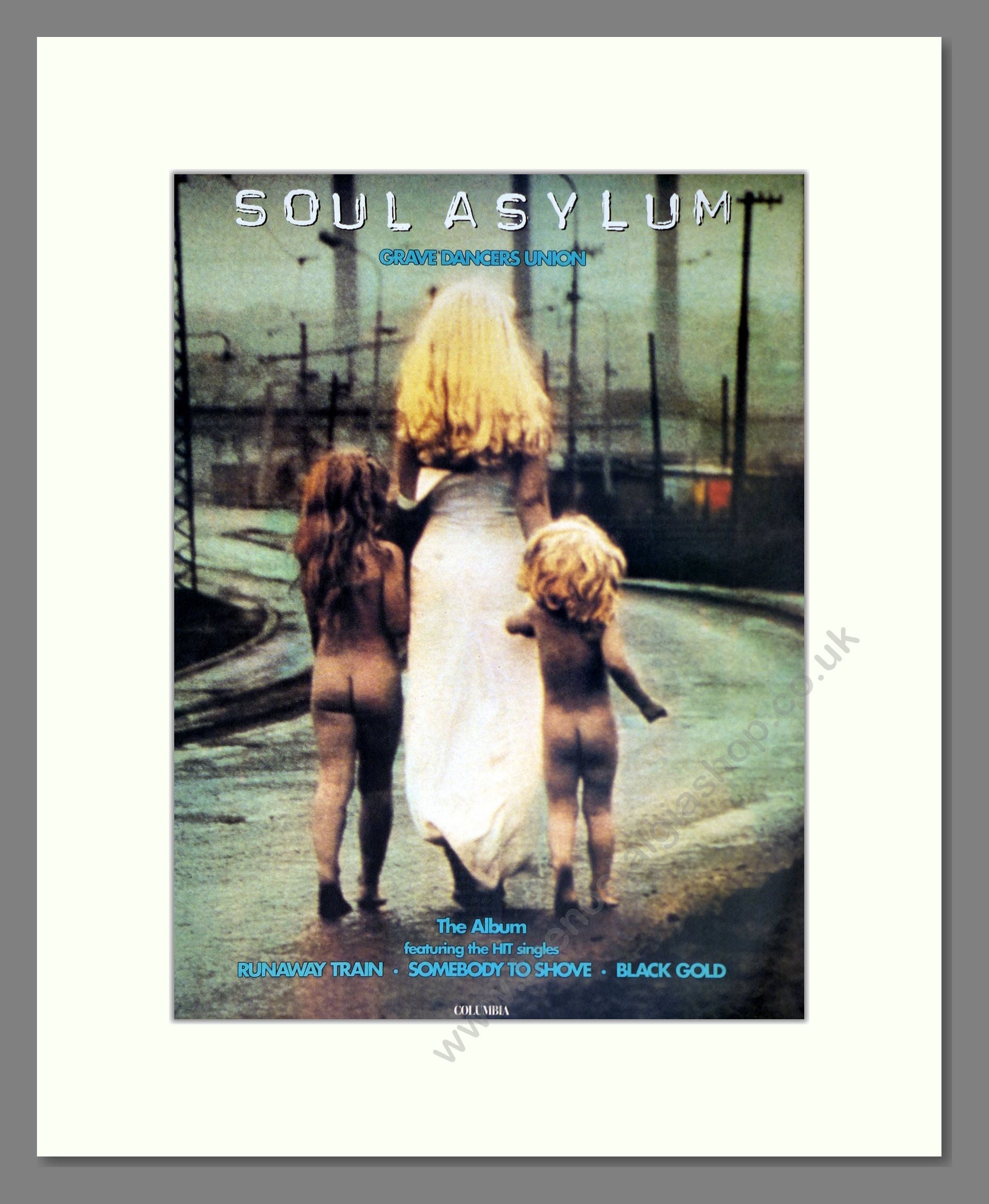 Soul Asylum - Grave Dancers Union. Vintage Advert 1993 (ref AD63783)