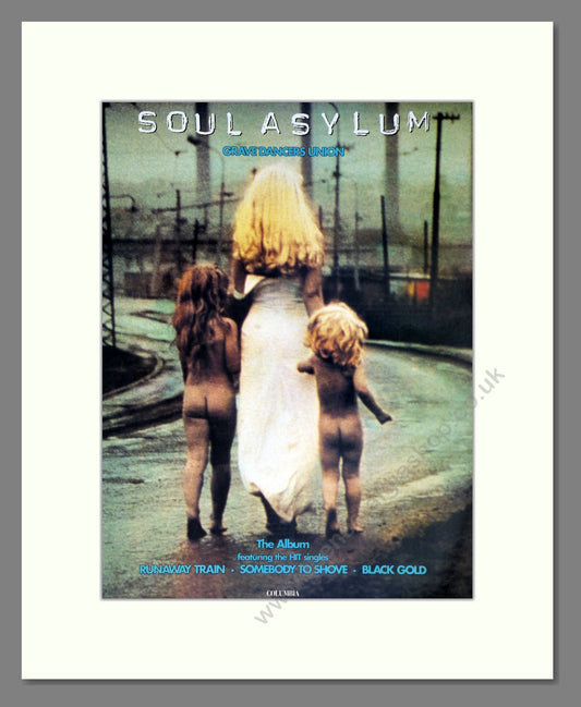 Soul Asylum - Grave Dancers Union. Vintage Advert 1993 (ref AD63783)