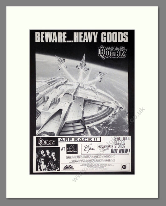 Quartz - Against All Odds. Vintage Advert 1983 (ref AD63790)