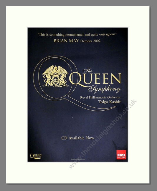 Queen - Royal Philhamonic Orchestra. Vintage Advert 2002 (ref AD63810)