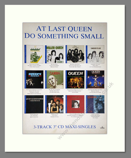 Queen - Various Albums. Vintage Advert 1988 (ref AD63821)