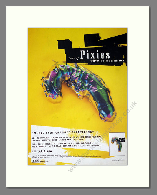 Pixies - Best Of. Vintage Advert 2004 (ref AD63839)