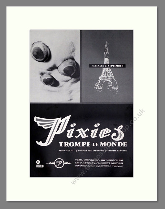 Pixies - Trompe Le Monde. Vintage Advert 1991 (ref AD63841)