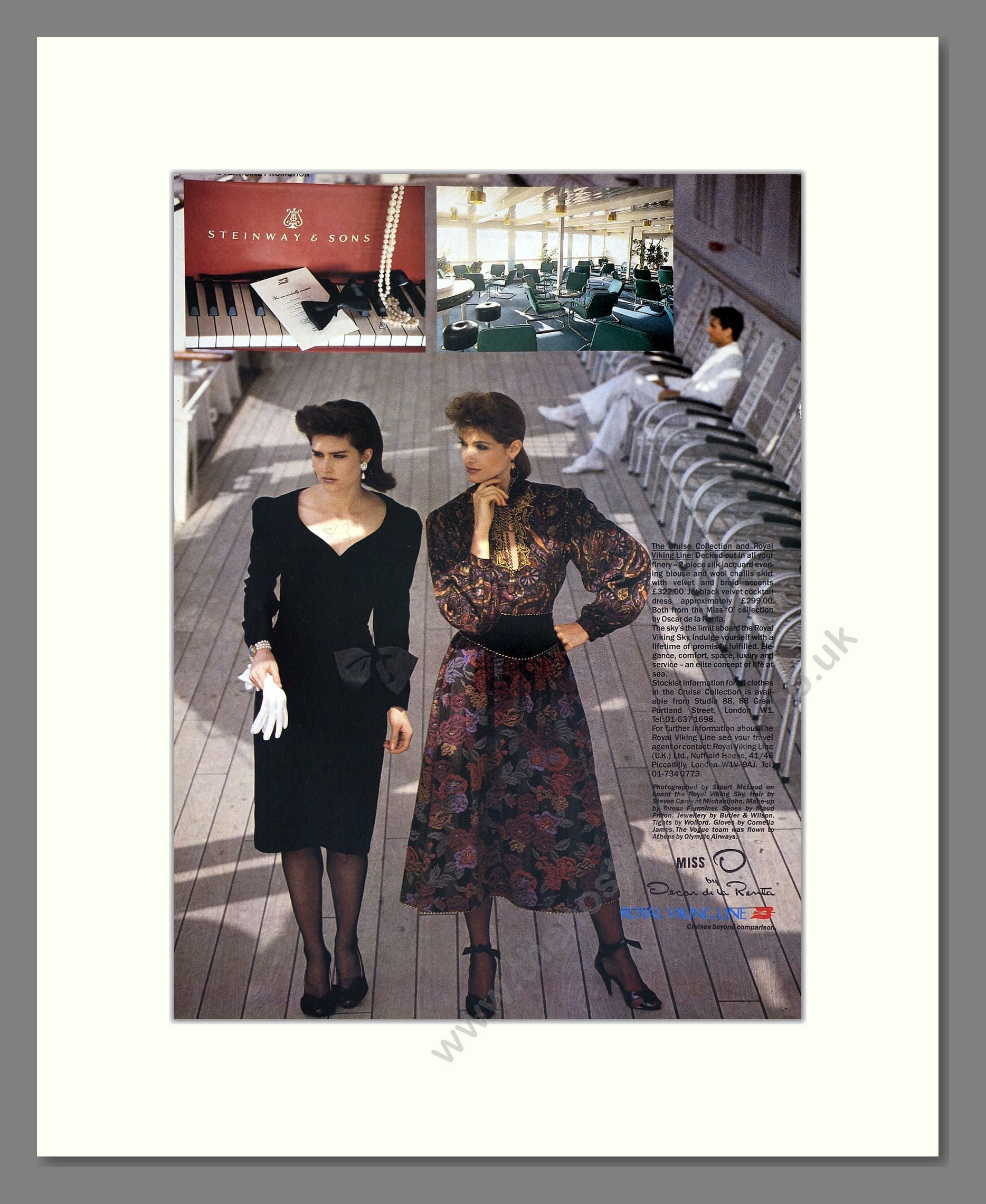 Royal Viking Line - Cruises Beyond Comparison. Vintage Advert 1983 (ref AD63871)