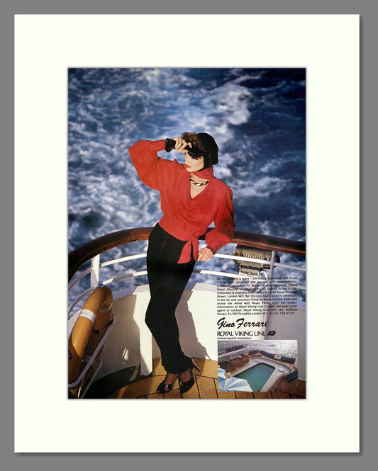 Royal Viking Line - Cruises Beyond Comparison. Vintage Advert 1983 (ref AD63872)