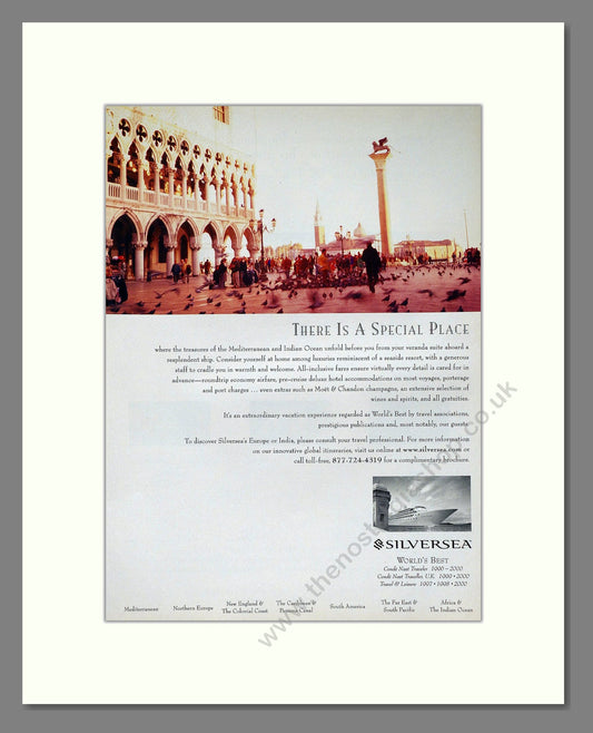 Silversea - There Is A Special Place. Vintage Advert 2001 (ref AD63936)