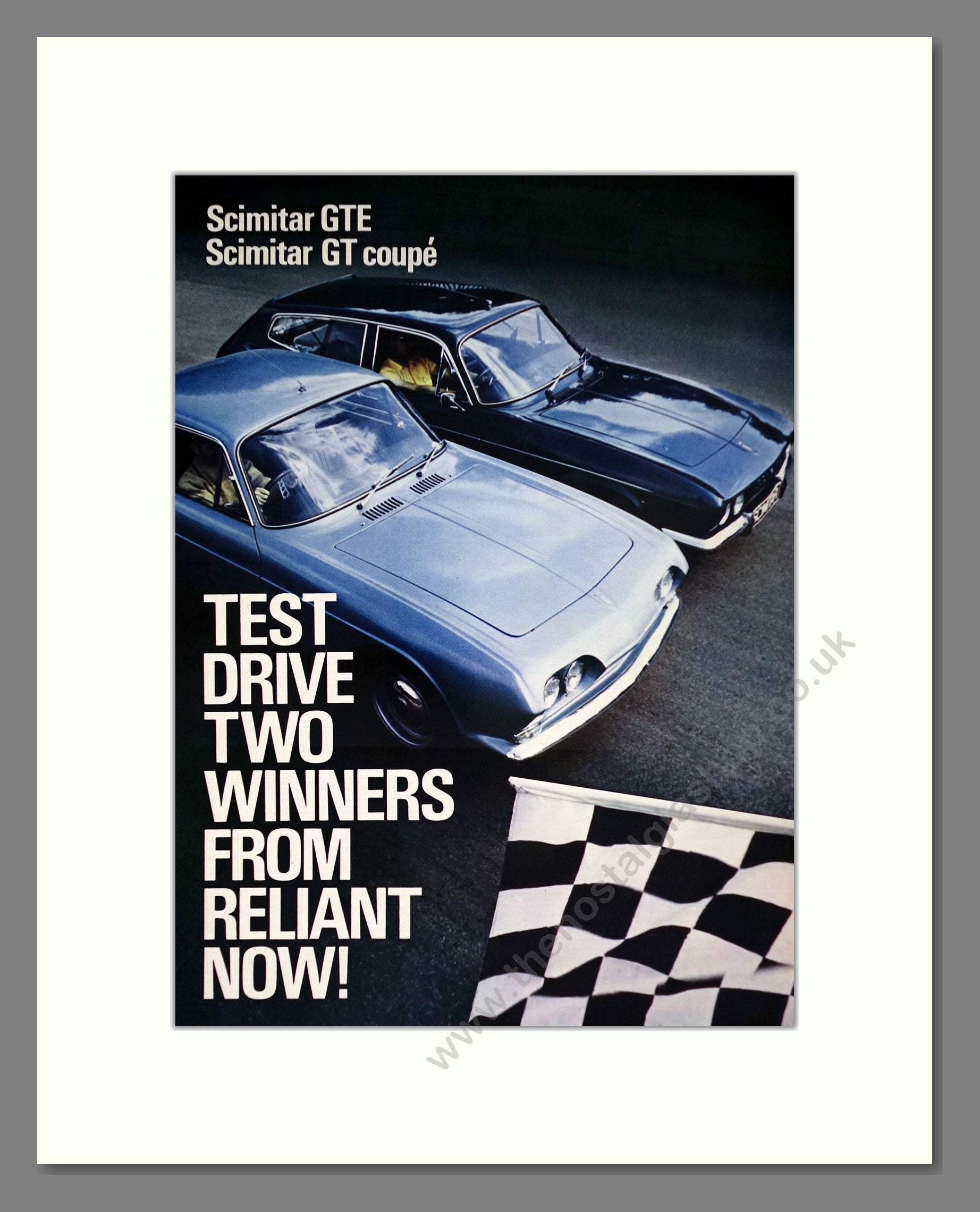 Scimitar - GTE / GT Coupe. Vintage Advert 1969 (ref AD63974)