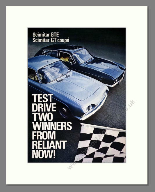 Scimitar - GTE / GT Coupe. Vintage Advert 1969 (ref AD63974)