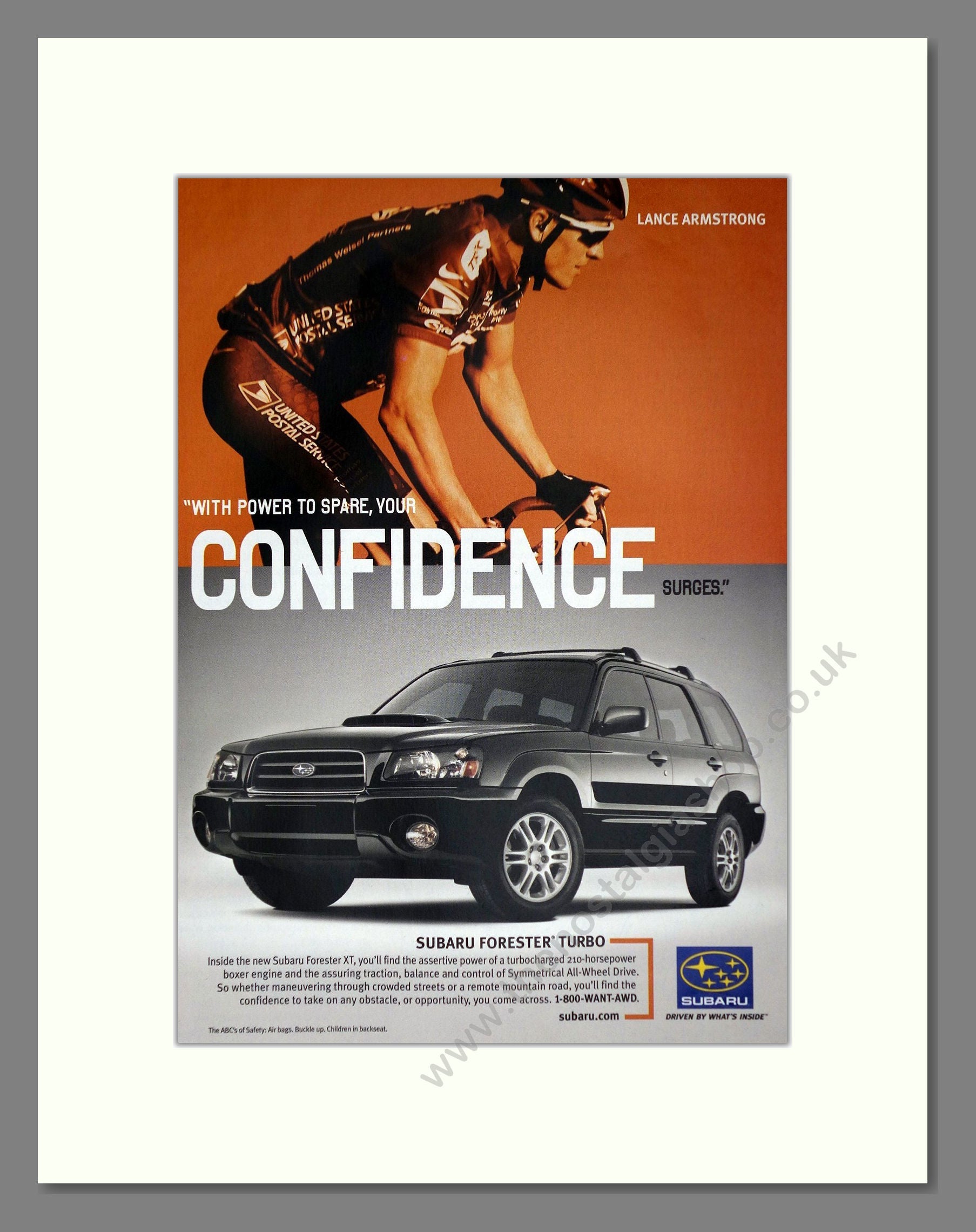Subaru - Forester. Vintage Advert 2004 (ref AD63986)