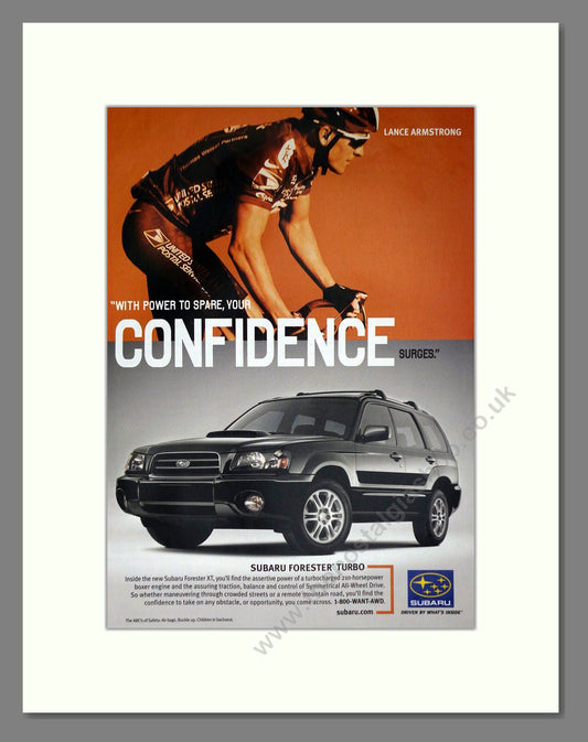 Subaru - Forester. Vintage Advert 2004 (ref AD63986)