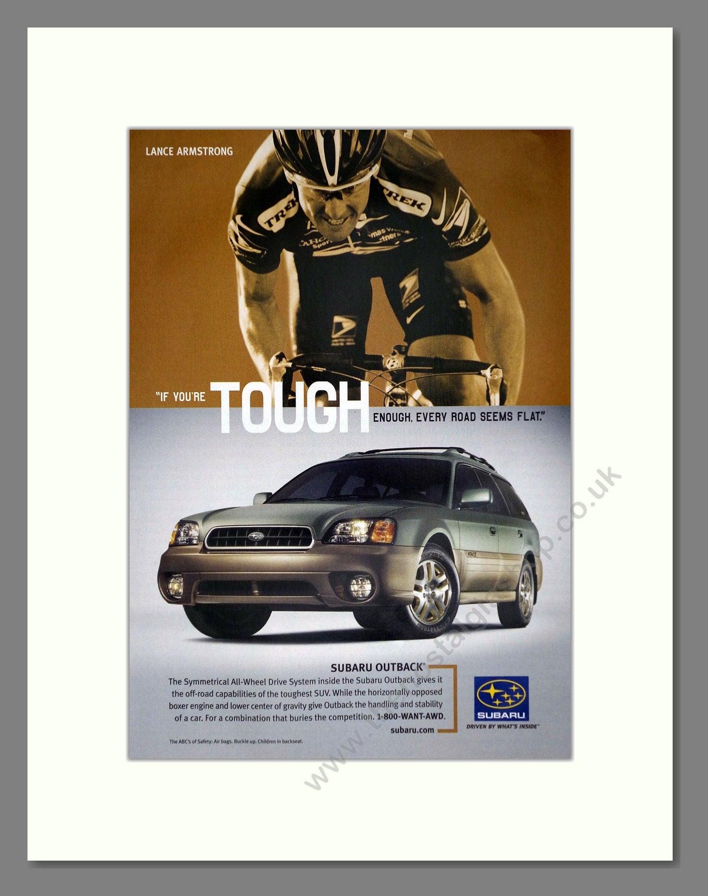 Subaru - Outback. Vintage Advert 2003 (ref AD63987)