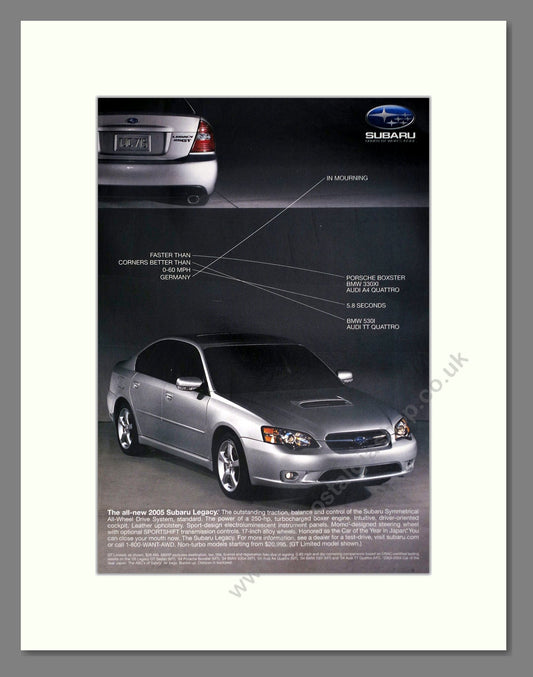 Subaru - Legacy. Vintage Advert 2005 (ref AD63993)