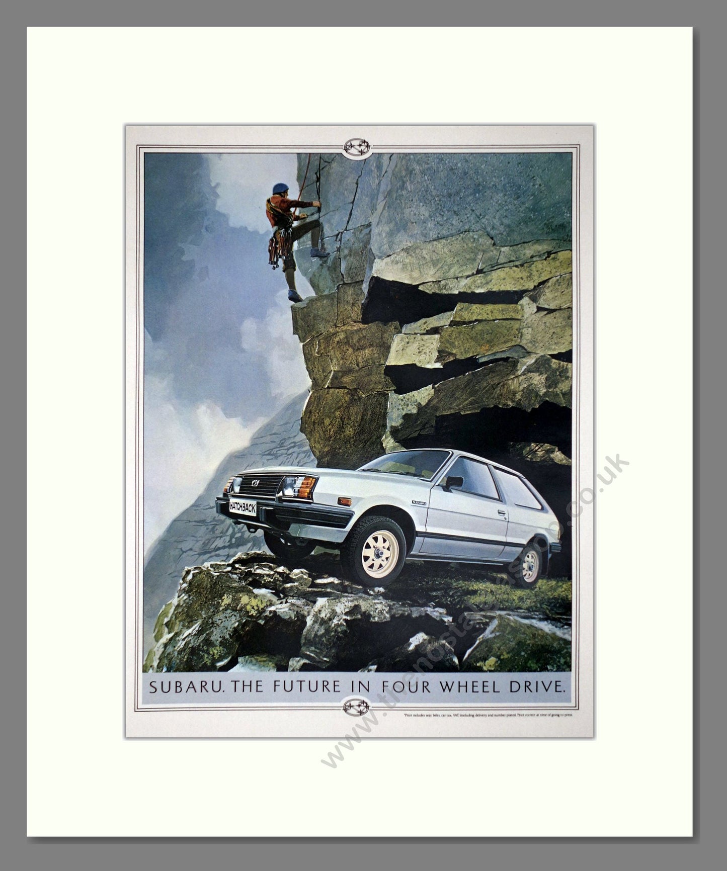 Subaru - Hatchback. Vintage Advert 1983 (ref AD63994)