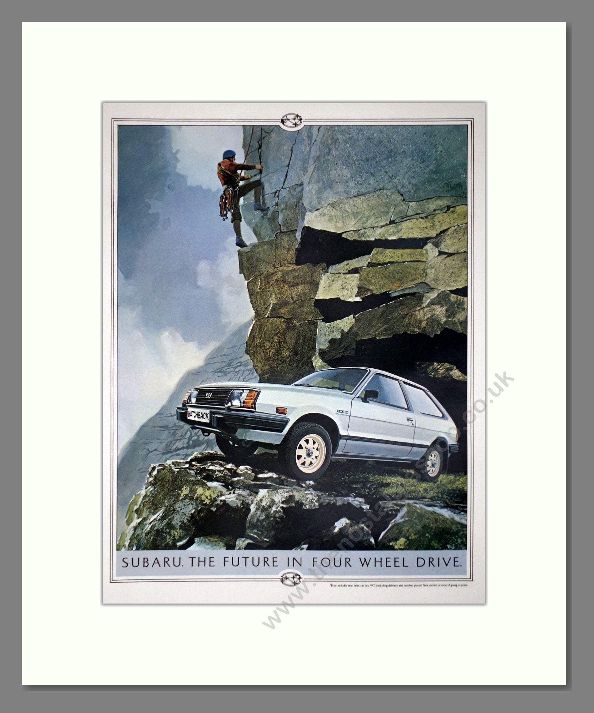 Subaru - Hatchback. Vintage Advert 1983 (ref AD63994)