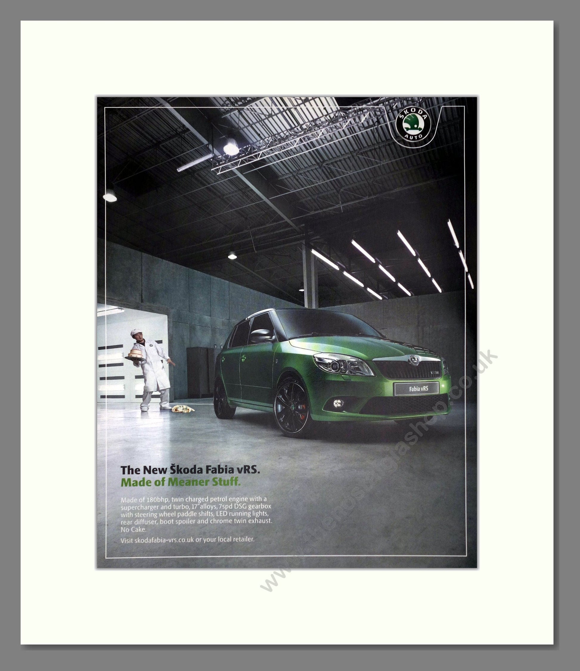 Skoda - Fabia vRS. Vintage Advert 2010 (ref AD64051)