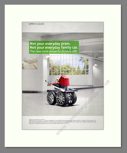 Skoda - Octavia vRS Double Advert. Vintage Advert 2013 (ref AD64057)