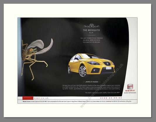 Seat - Leon Cupra. Vintage Advert 2007 (ref AD64108)