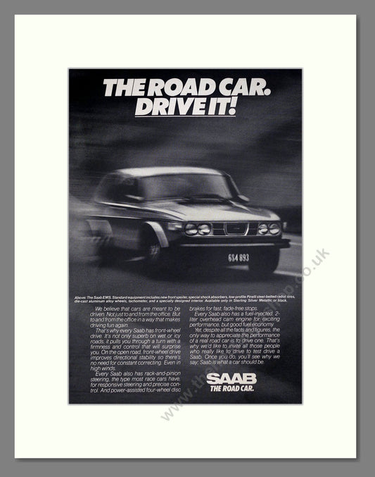 Saab - EMS. Vintage Advert 1976 (ref AD64127)