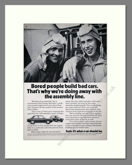Saab - 99. Vintage Advert 1973 (ref AD64138)