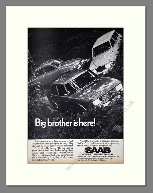 Saab - 99. Vintage Advert 1976 (ref AD64155)