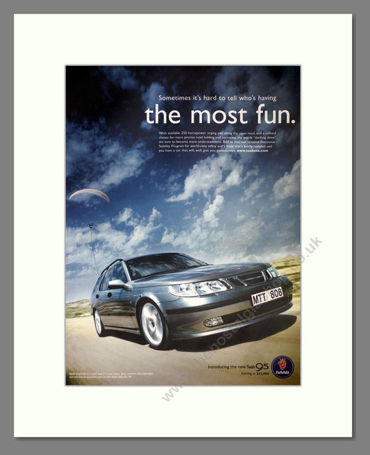 Saab - 95. Vintage Advert 2002 (ref AD64169)