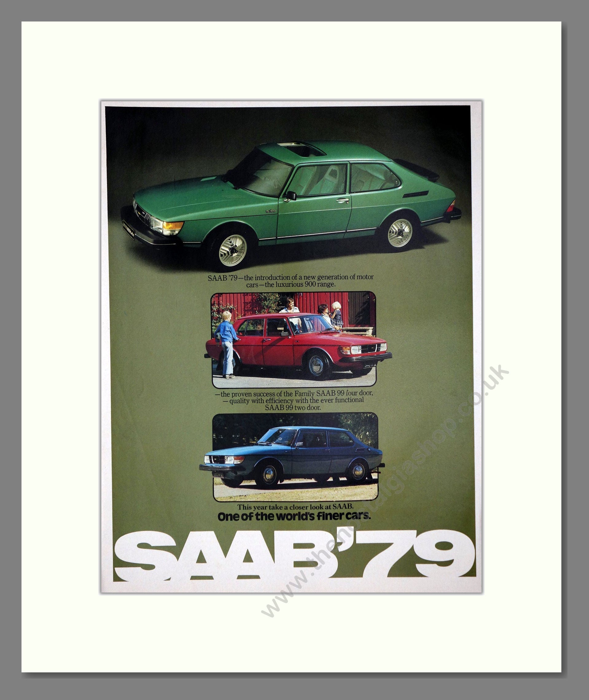 Saab - 79. Vintage Advert 1979 (ref AD64186)