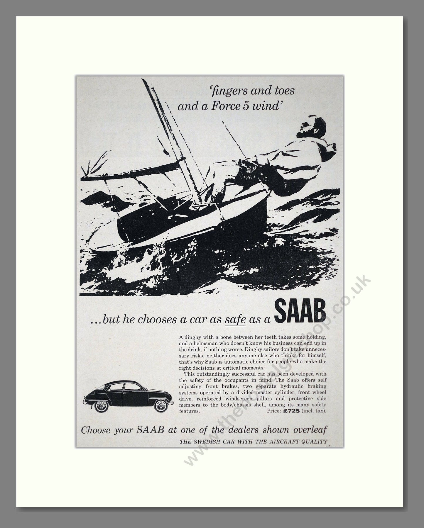Saab - Sailor. Vintage Advert 1964 (ref AD64204)